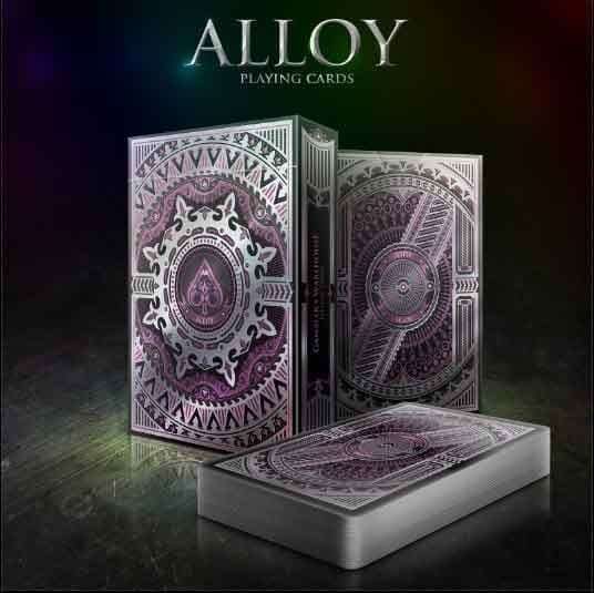 Alloy Amethyst playing cards