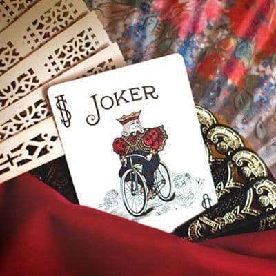 Bicycle Dragon Back gold poker cards