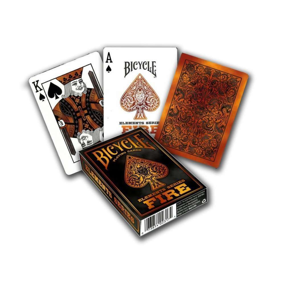 Bicycle Fire playing cards