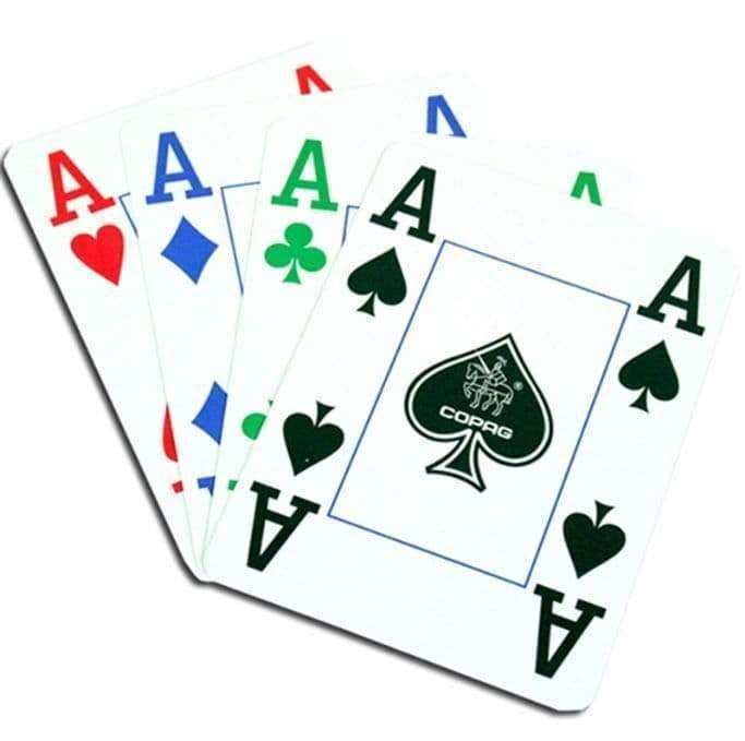 Copag 4 colour plastic cards