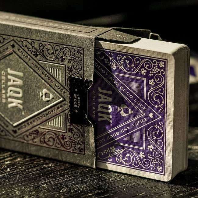 JAQK Cellars playing cards