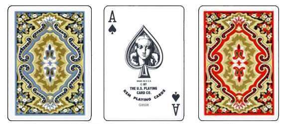 Kem Paisley Plastic Bridge Playing Cards