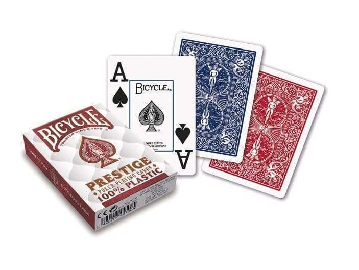 Prestige Dura-Flex Plastic Playing Cards by Bicycle