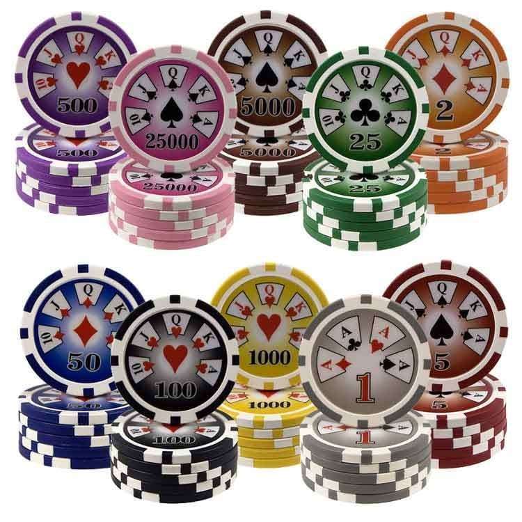 royal flush poker chhips