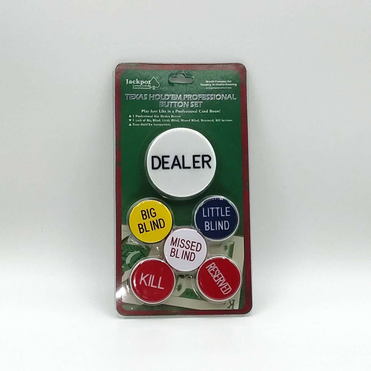 pro poker button set