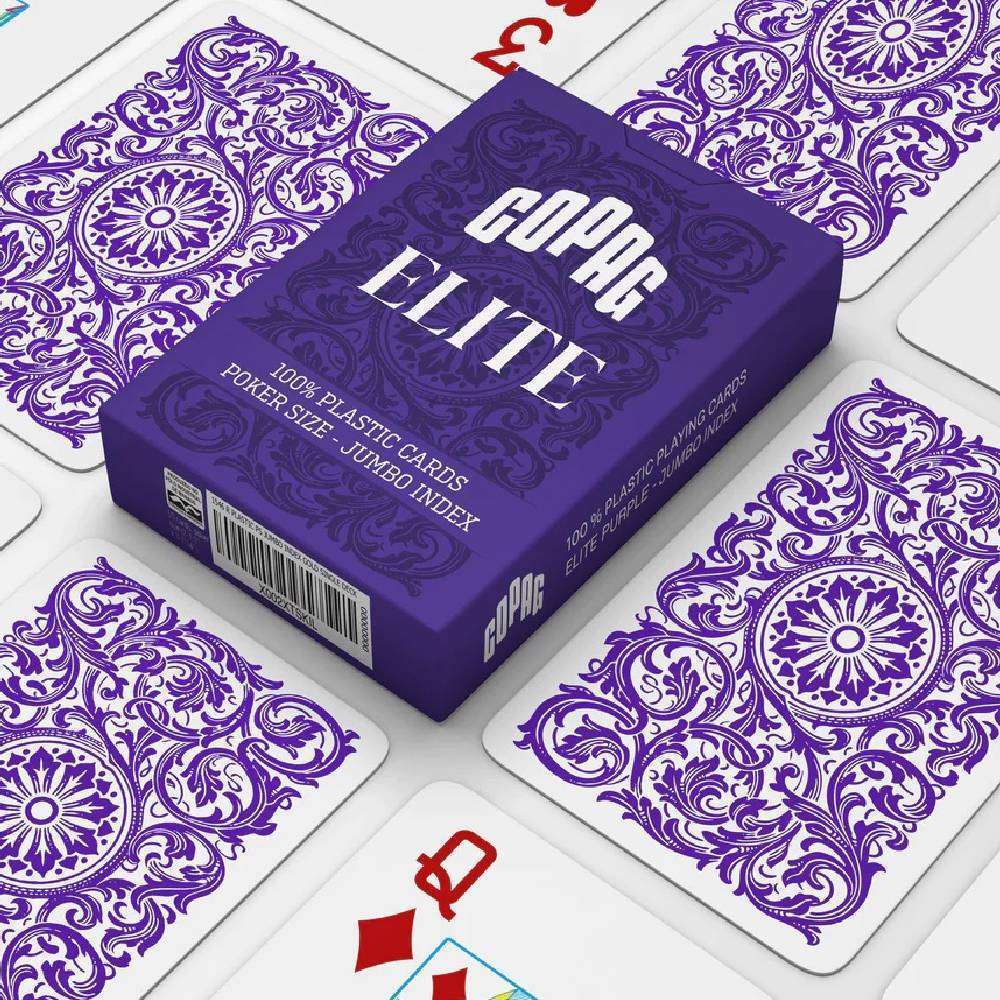 Copag Elite plastic playing cards - purple deck