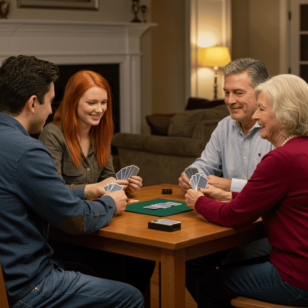 people playing bridge